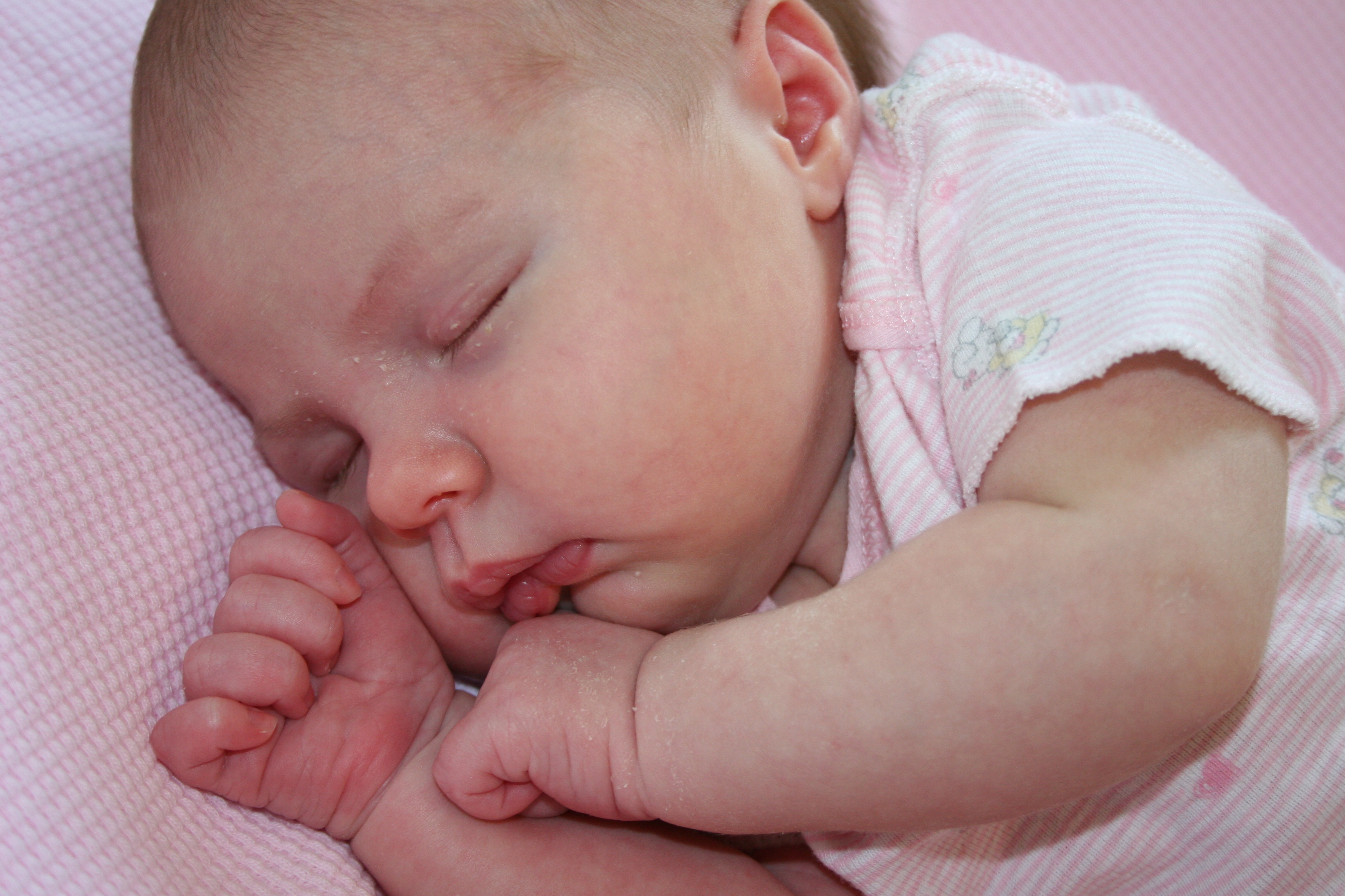 sleeping newborn  Tender Times Doula